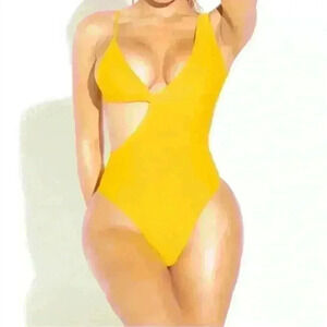 NEW! Matte Swim Kai One Piece Bathing Suit.